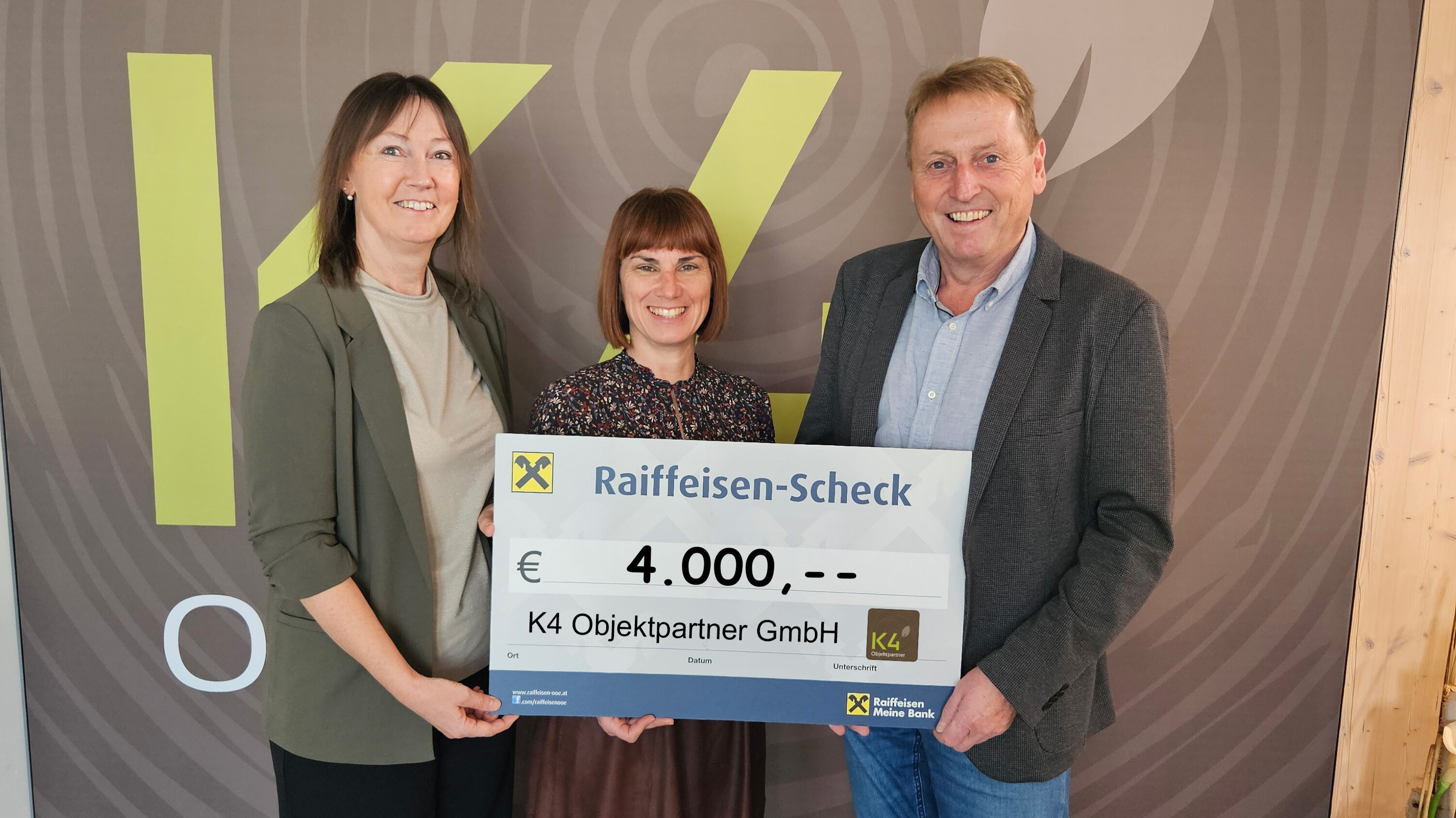 K4 Objektausstattung Spende Weihnachten